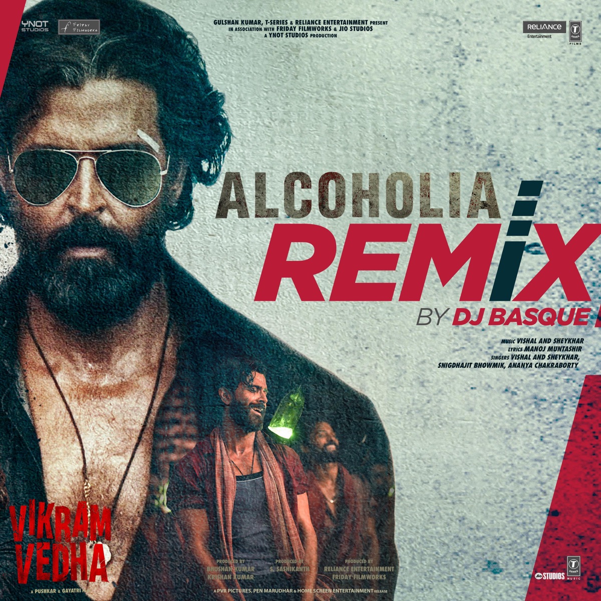 Alcoholia Remix - Single by Vishal-Sheykhar, Snigdhajit Bhowmik & Ananya Chakraborty album cover