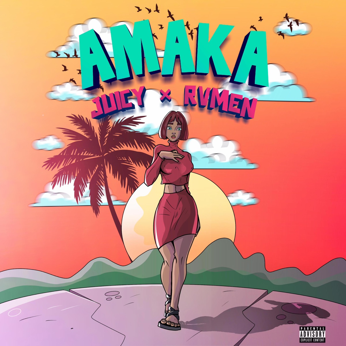 AMAKA (feat. Prod_rvmen) - Single by JUICYMUSIC album cover