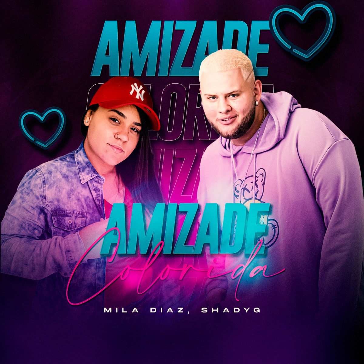 Amizade Colorida - Single by Mila Diaz & ShadyG album cover