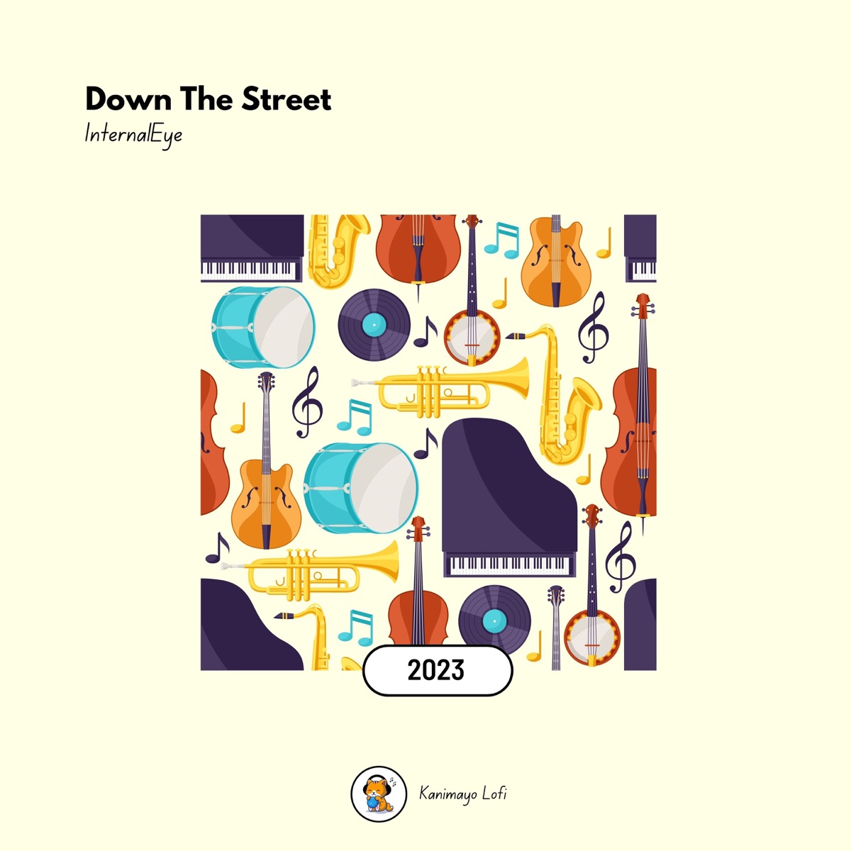 Down The Street - Single by InternalEye & Kanimayo album cover