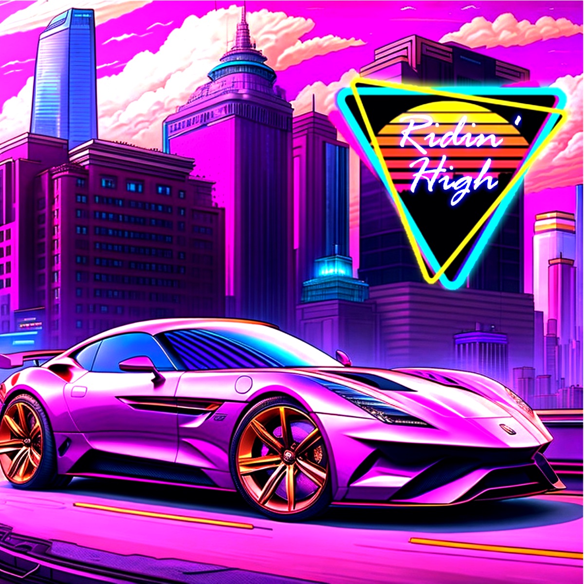 Ridin' High - Single by CLØUĐ album cover