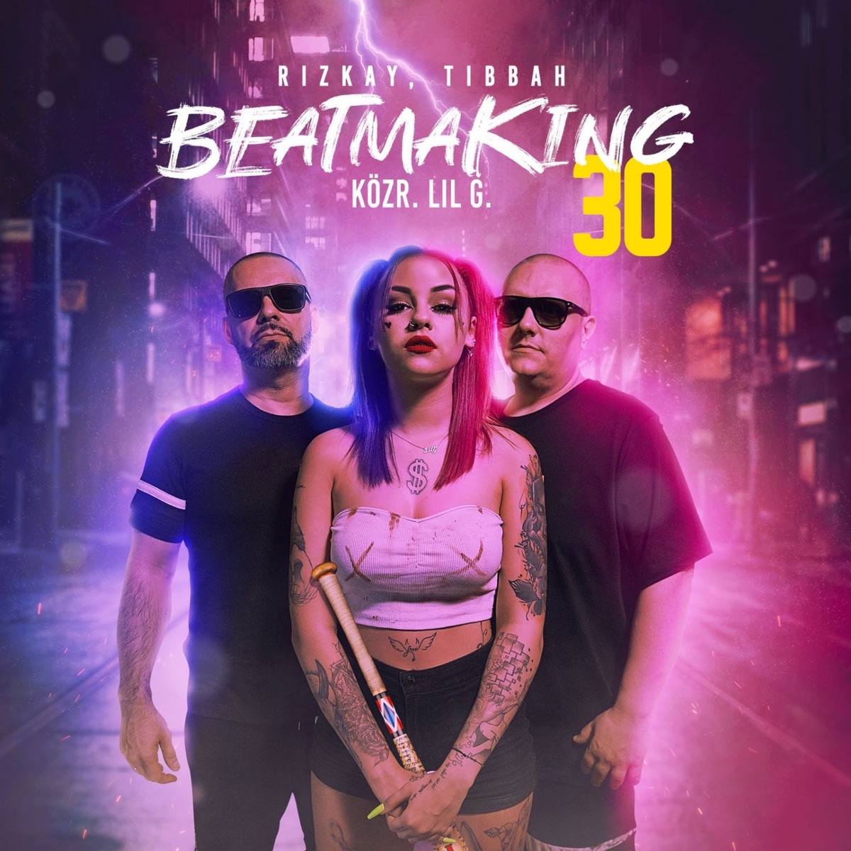 Beatmaking 30 - Single by Rizkay, Tibbah & Lil G album cover