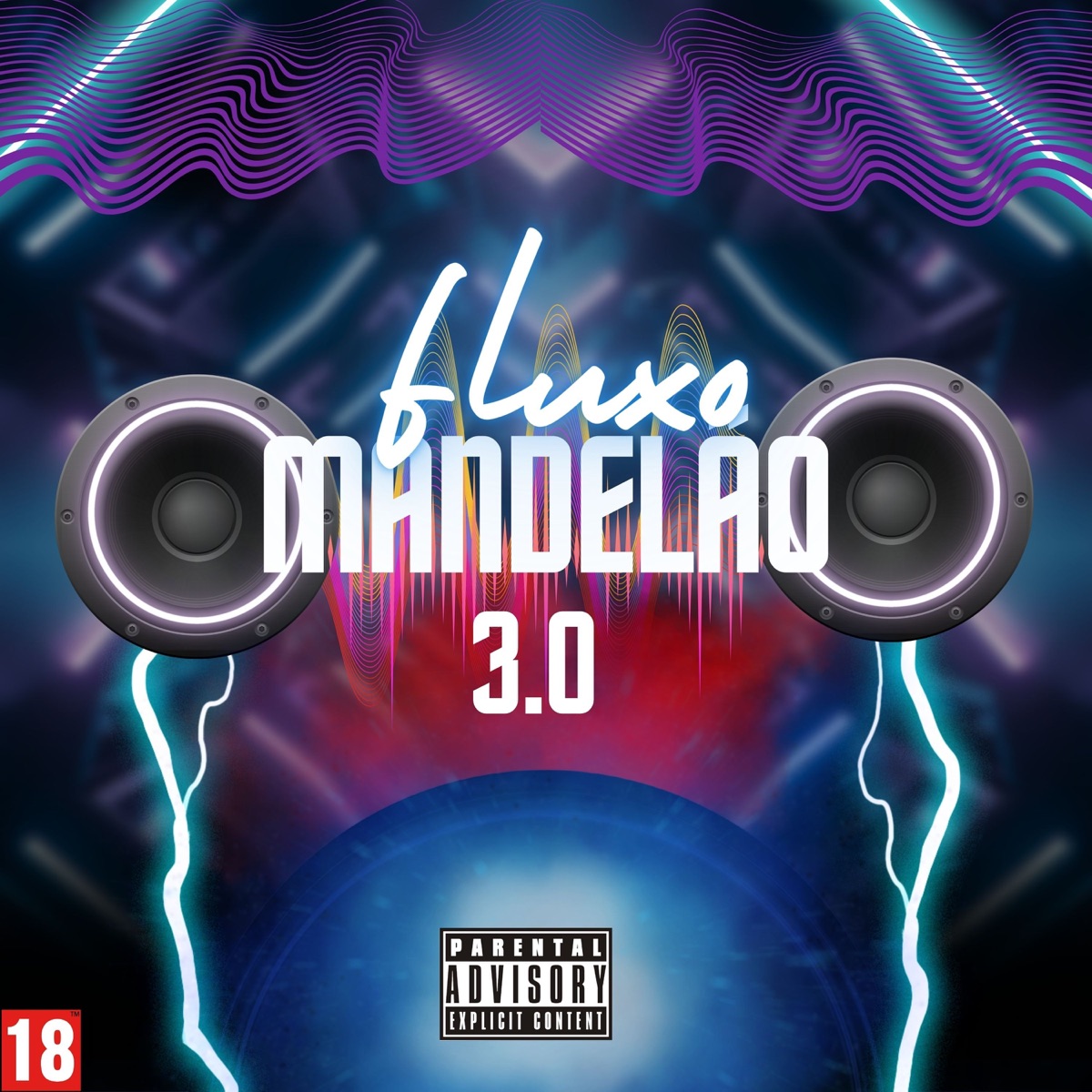 FLUXO MANDELÃO 3.0 - EP by DJ MANDELINHO, PHONKXLLA & Guitter Prod album cover