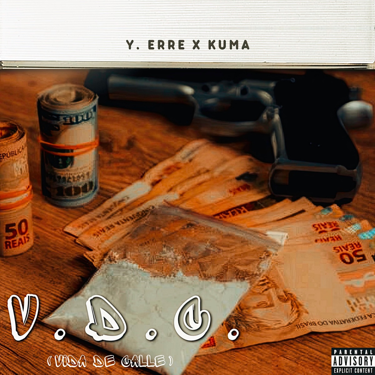 V.D.C. (Vida de Calle) [feat. Gris Lee Kuma] - Single by Young Erre album cover