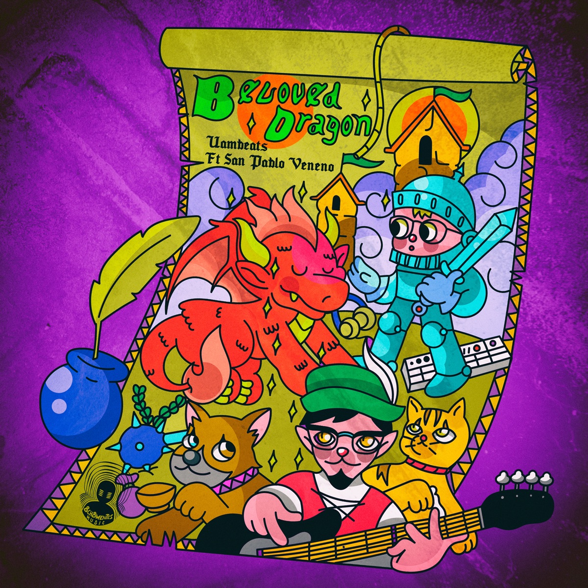 Beloved Dragon (feat. San Pablo Veneno) - Single by Uambeats album cover