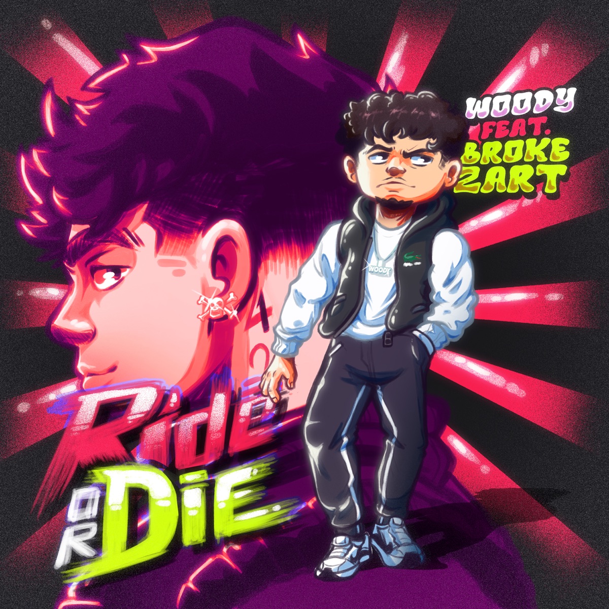 Ride or Die (feat. Brokezart & Emage) - Single by Woody album cover