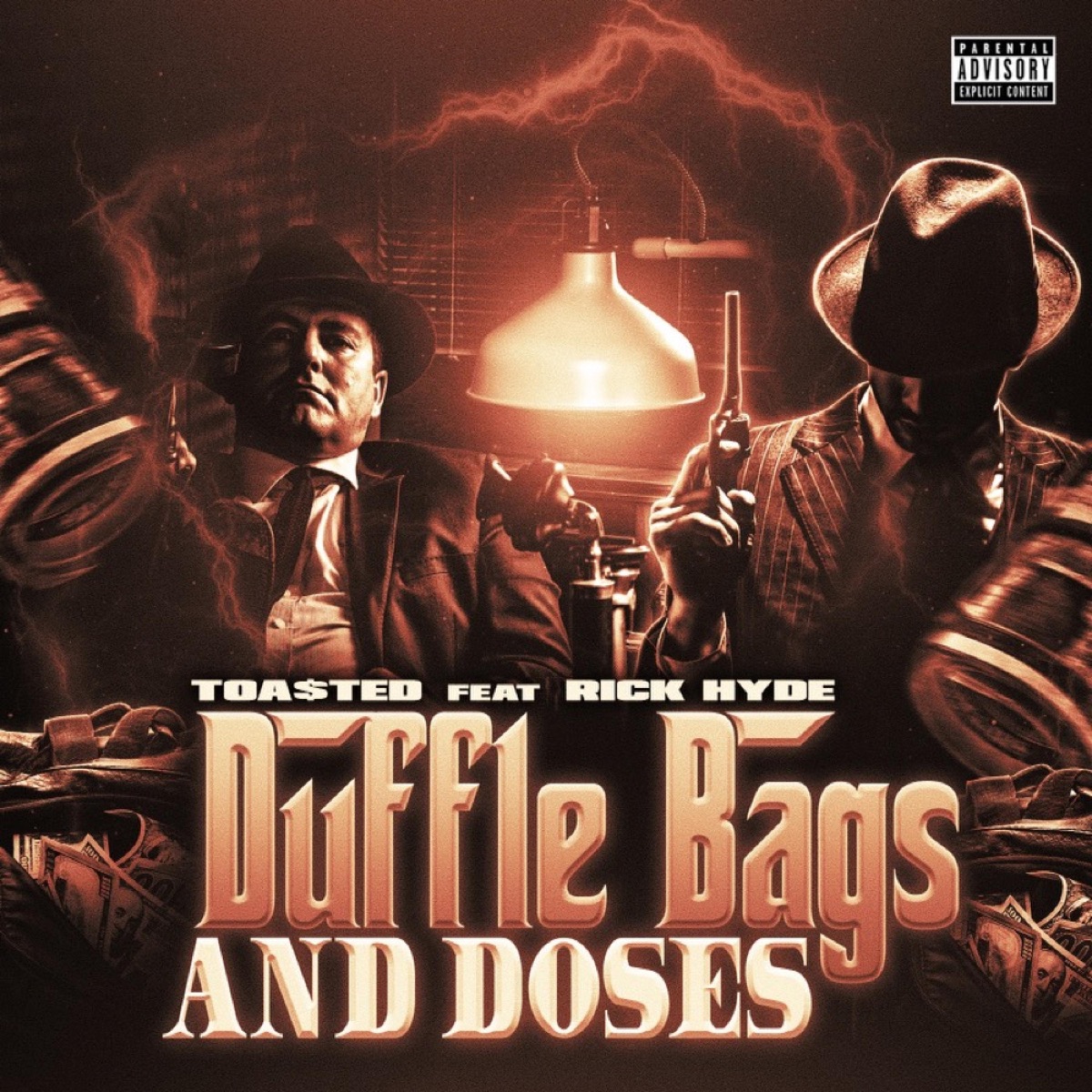 Duffle Bags and Doses (feat. Rick Hyde) - Single by Toa$ted album cover