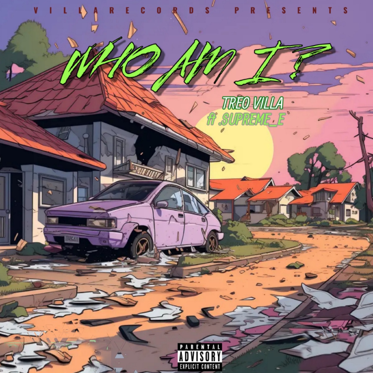 Who Am I ? (feat. Supreme E) - Single by TREO VILLA album cover