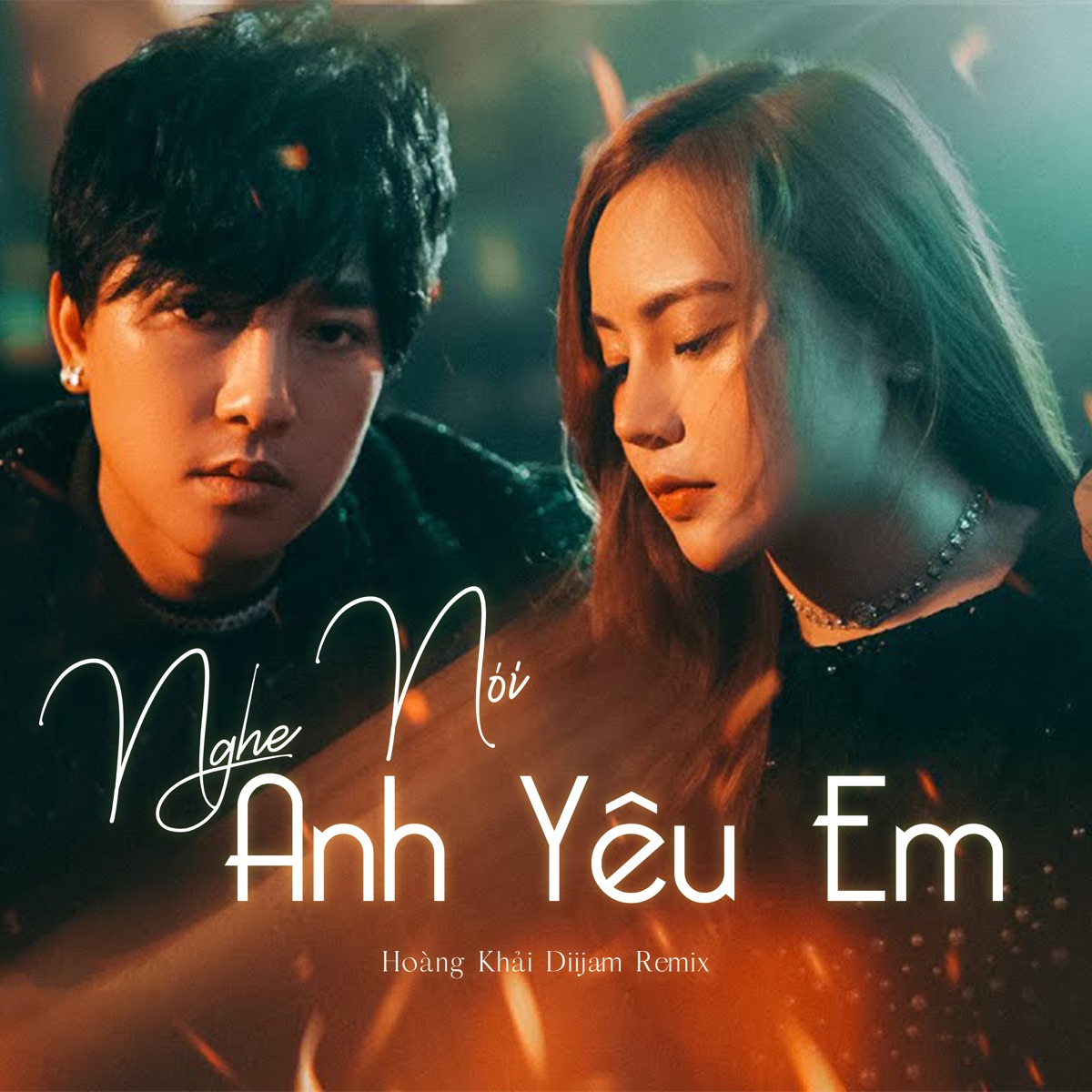 Nghe Nói Anh Yêu Em (Hoàng Khải Diijam Remix) - Single by Châu Khải Phong & Ngân Ngân album cover