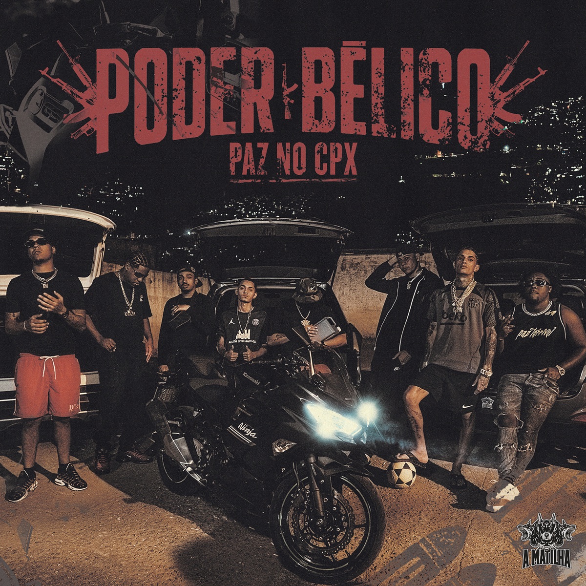 Poder Bélico (Paz no CPX) - Single by Pior Versão de Mim, Oliveira, Feek, Oreozin, Jota Jhou, Mc Filhão, Hashi & Glock album cover