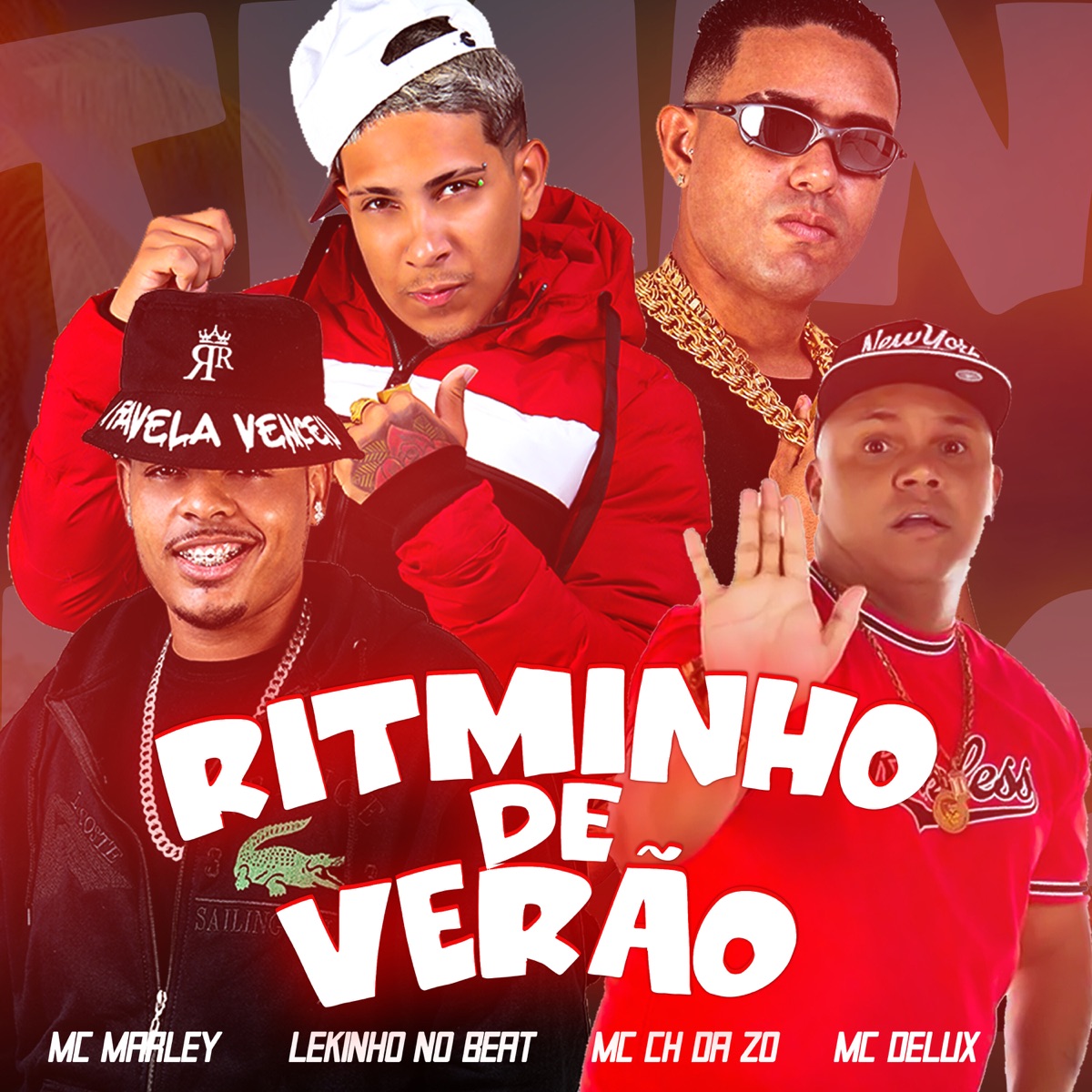 Ritminho de Verão (feat. Mc Delux) - Single by MC Marley, MC CH da Z.O & Lekinho no Beat album cover