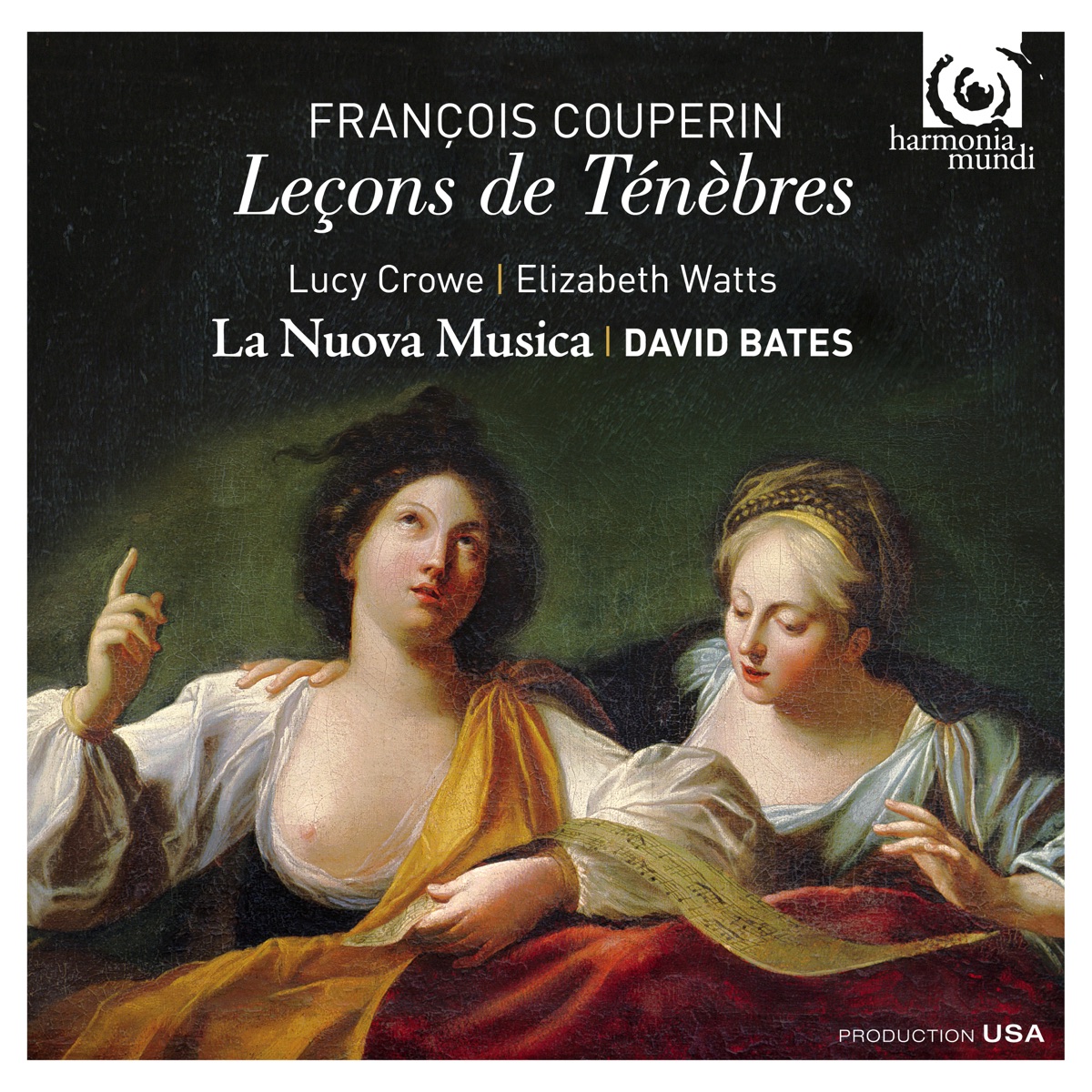F. Couperin: Leçons de ténèbres by Lucy Crowe, Elizabeth Watts, La Nuova Musica & David Bates album cover