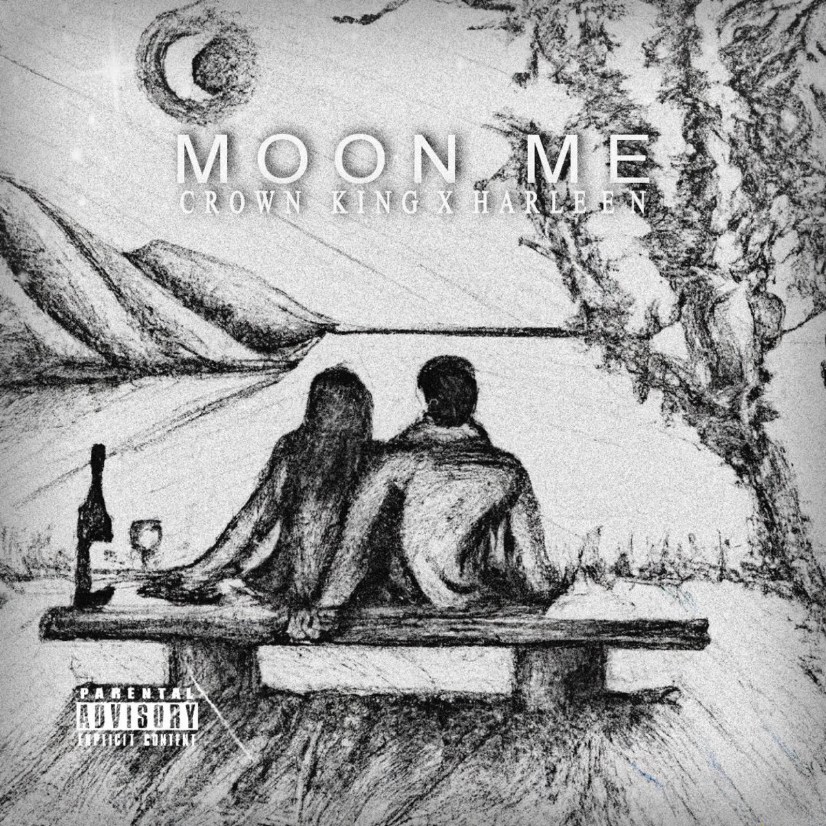 Moon Me (feat. Harleen & CHNBeats) - Single by Crown King album cover
