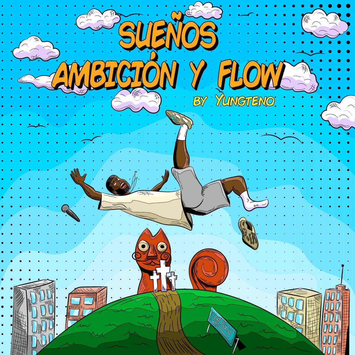 Sueños Ambición y Flow - Single by Yungteno album cover