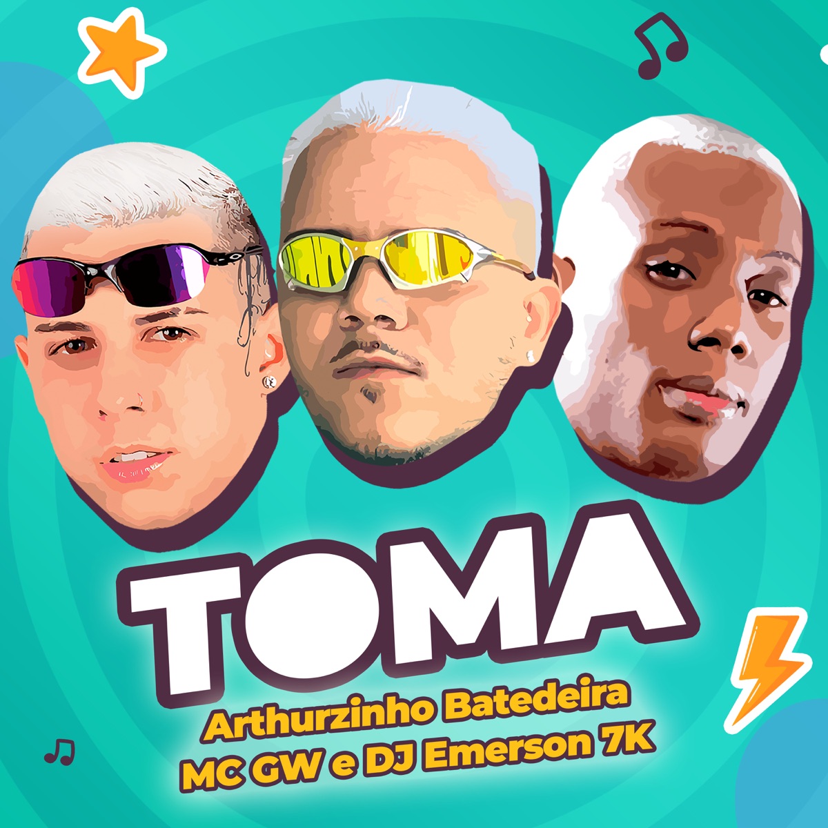 Toma - Single by DJ Emerson 7K, Arthurzinho Batedeira & MC GW album cover