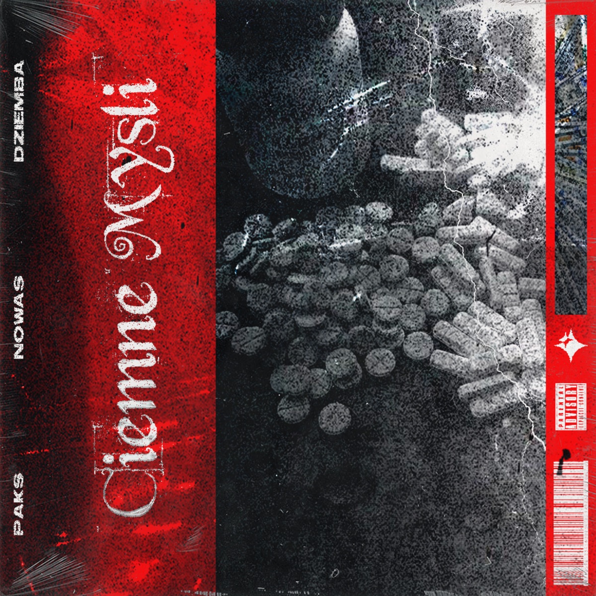 Ciemne Myśli - Single by Paks, Young Dziemba & Nowaś album cover