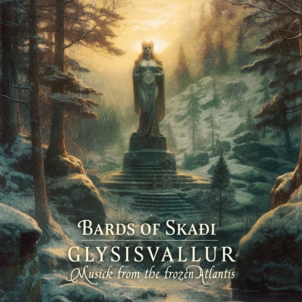 Glysisvallur: Musick from the frozen Atlantis by Bards of Skaði, Thomas von Wachenfeldt & Göran Månsson album cover