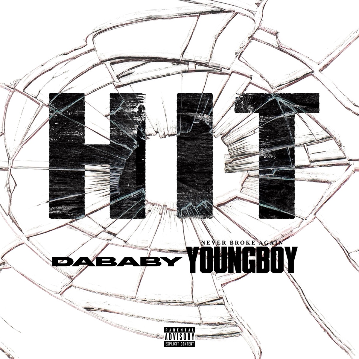 HIT - Single by DaBaby & YoungBoy Never Broke Again album cover artwork