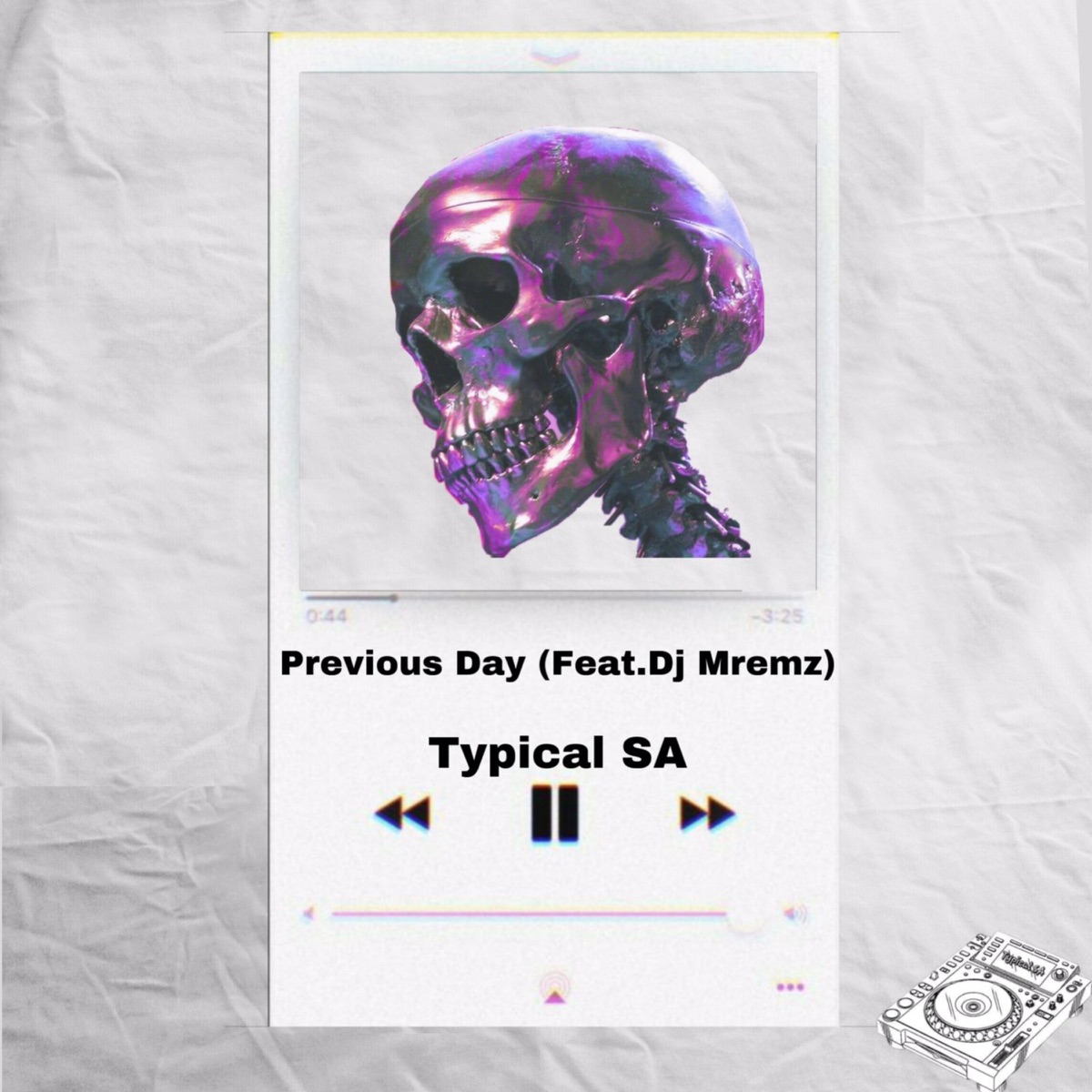 Previous Day (Instrumental Version) [feat. Dj Mremz] - Single by Typical SA album cover