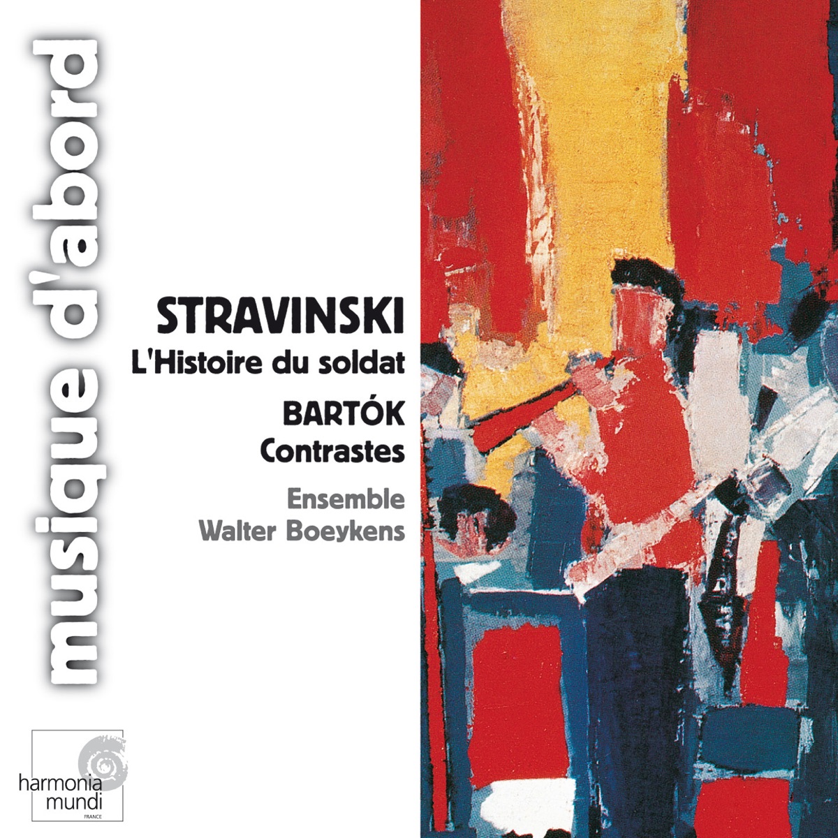 Stravinsky: L'histoire du soldat by Ensemble Walter Boeykens album cover