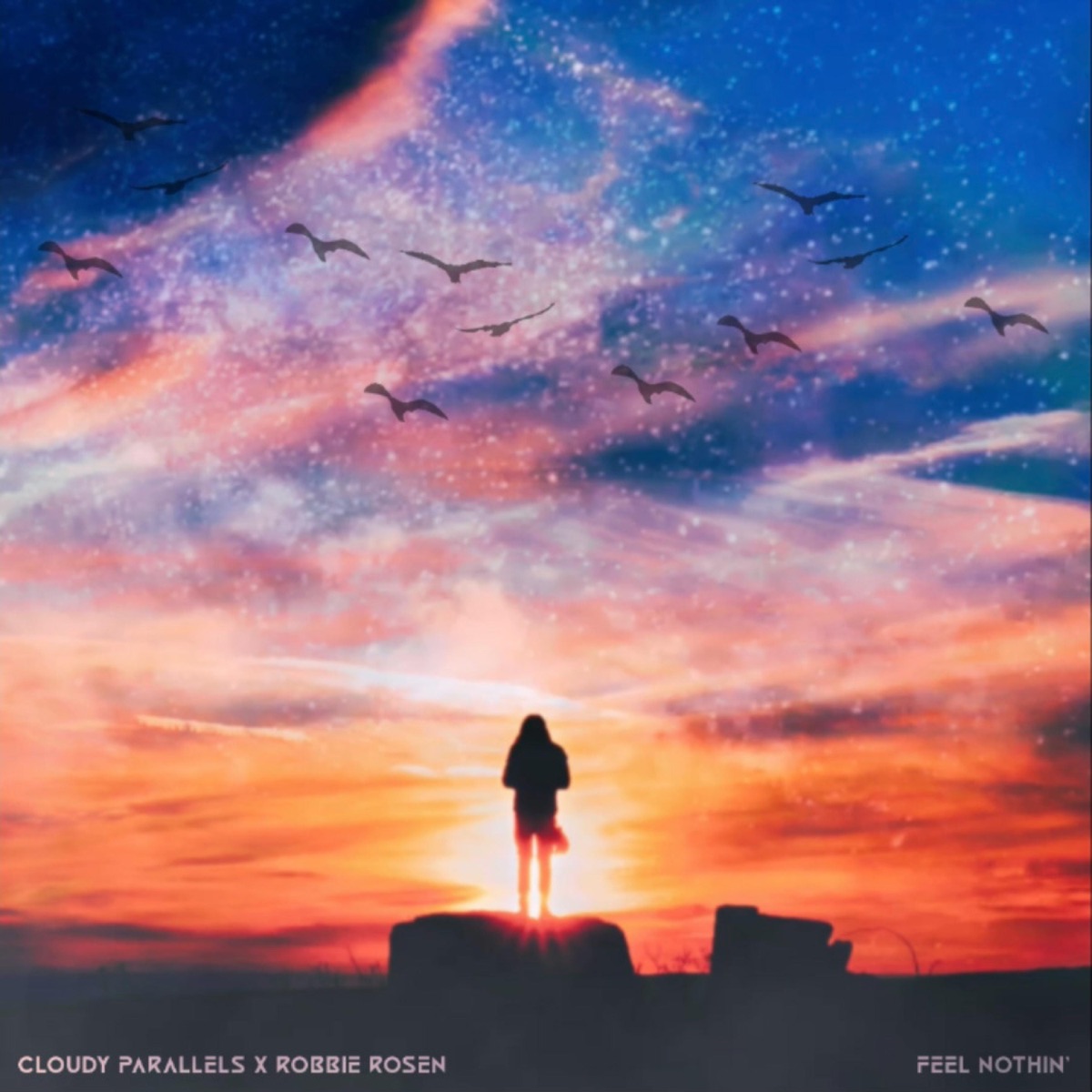 Feel Nothin' - Single by Cloudy Parallels & Robbie Rosen album cover