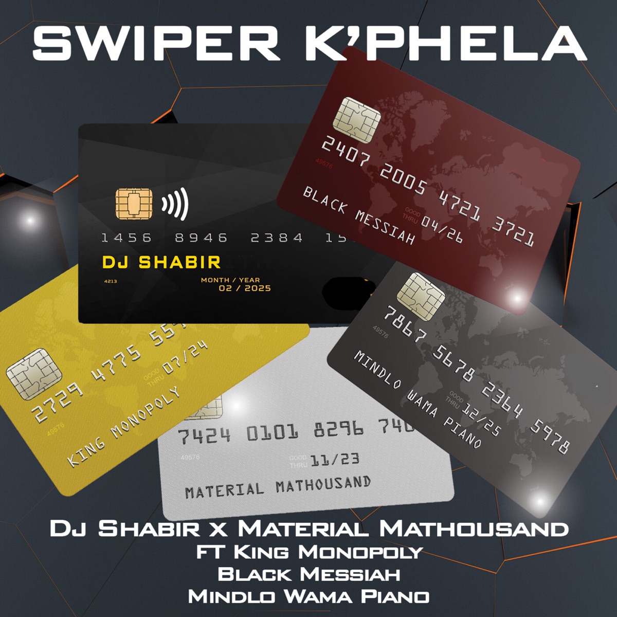Swiper K'phela (feat. King Monopoly, Black Messiah & Mindlo Wama Piano) - Single by DJ Shabir & Material Mathousand album cover
