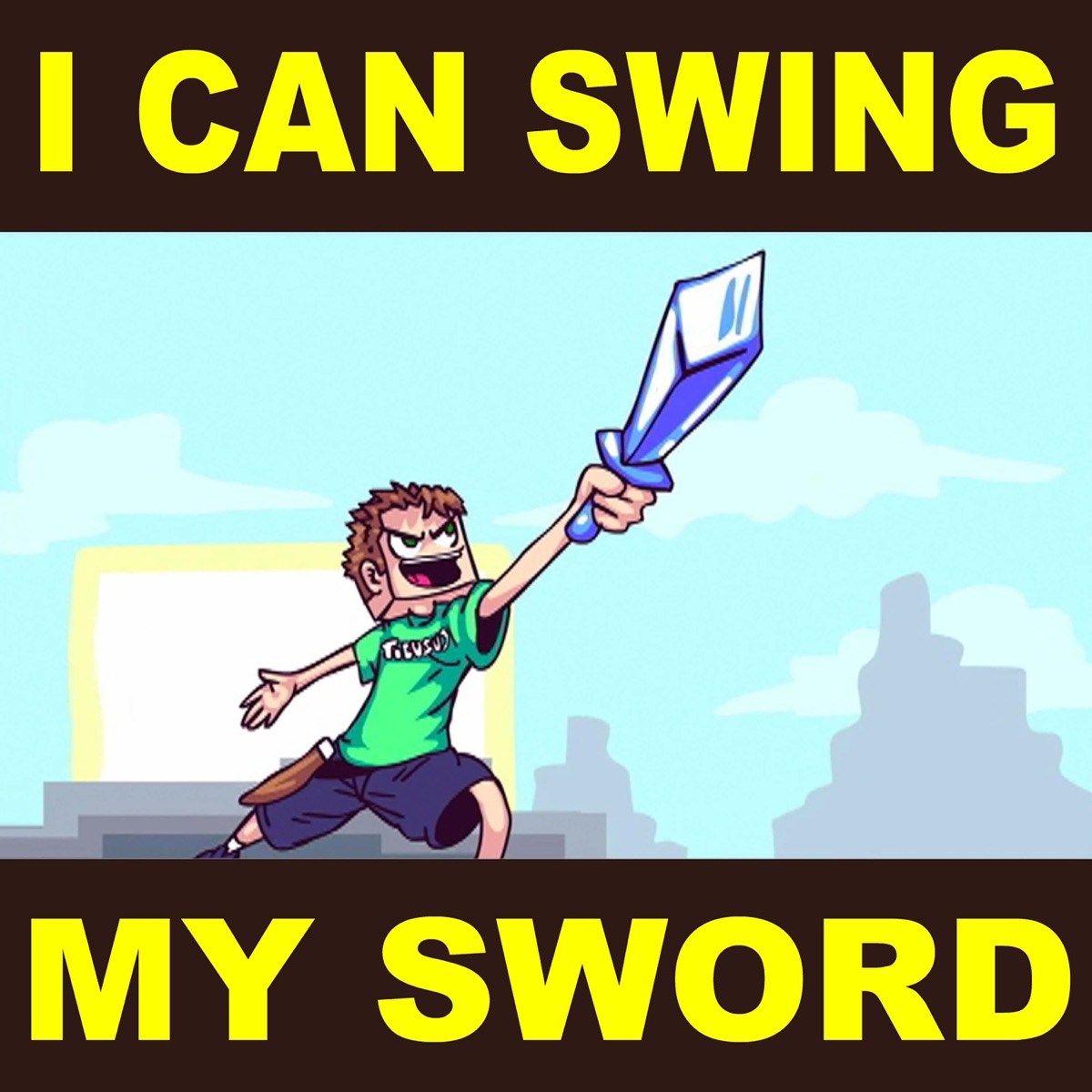 I Can Swing My Sword! - Single (feat. TeraBrite) - Single by Tobuscus & DJ Many album cover