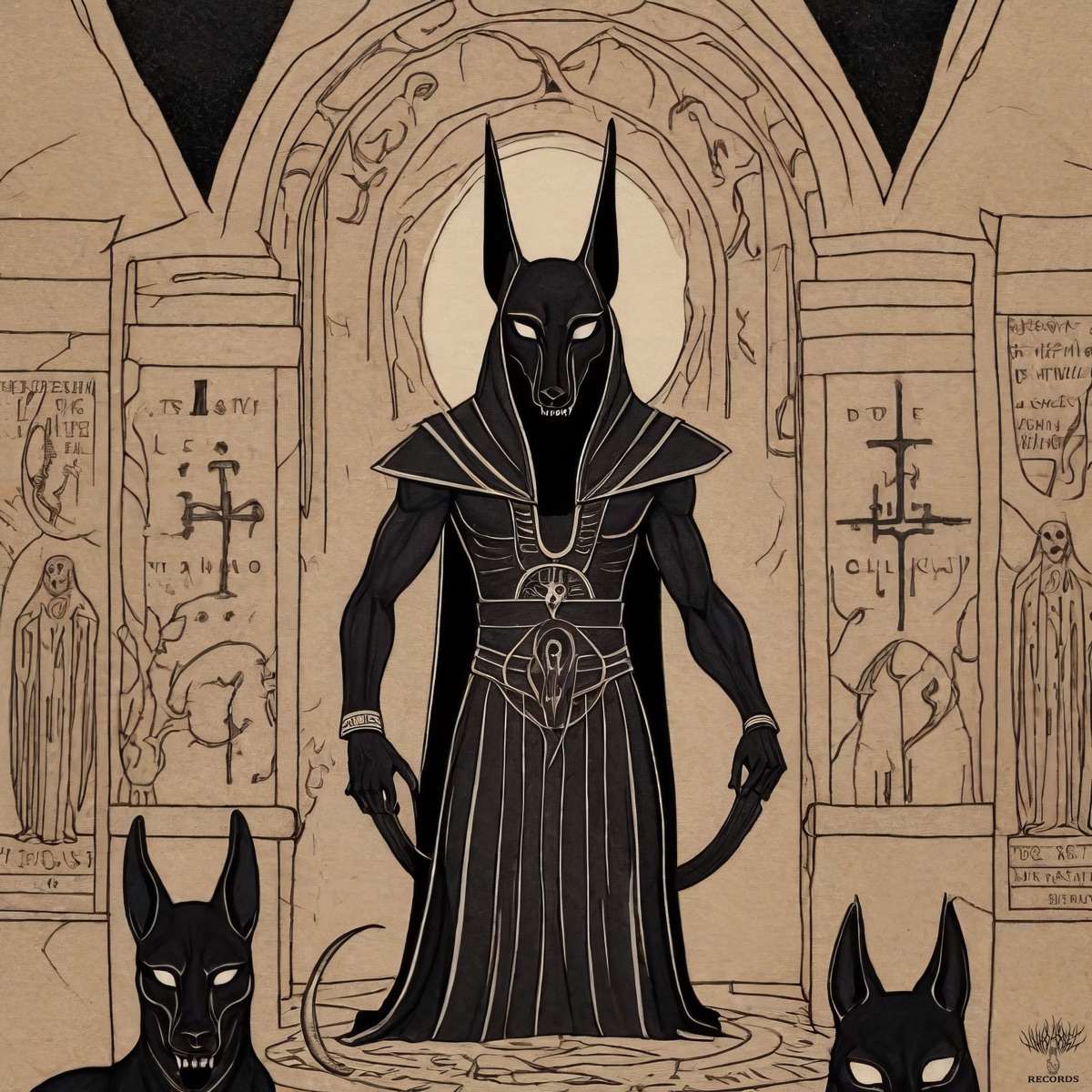 ANUBIS REINCARNATION - Single by ACIDMANE, CREATURE SECT & Grimmjøw album cover