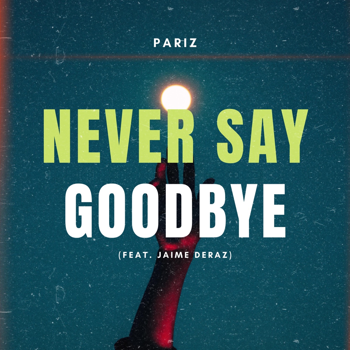 Never Say Goodbye (feat. Jaime Deraz) - Single by Pariz album cover