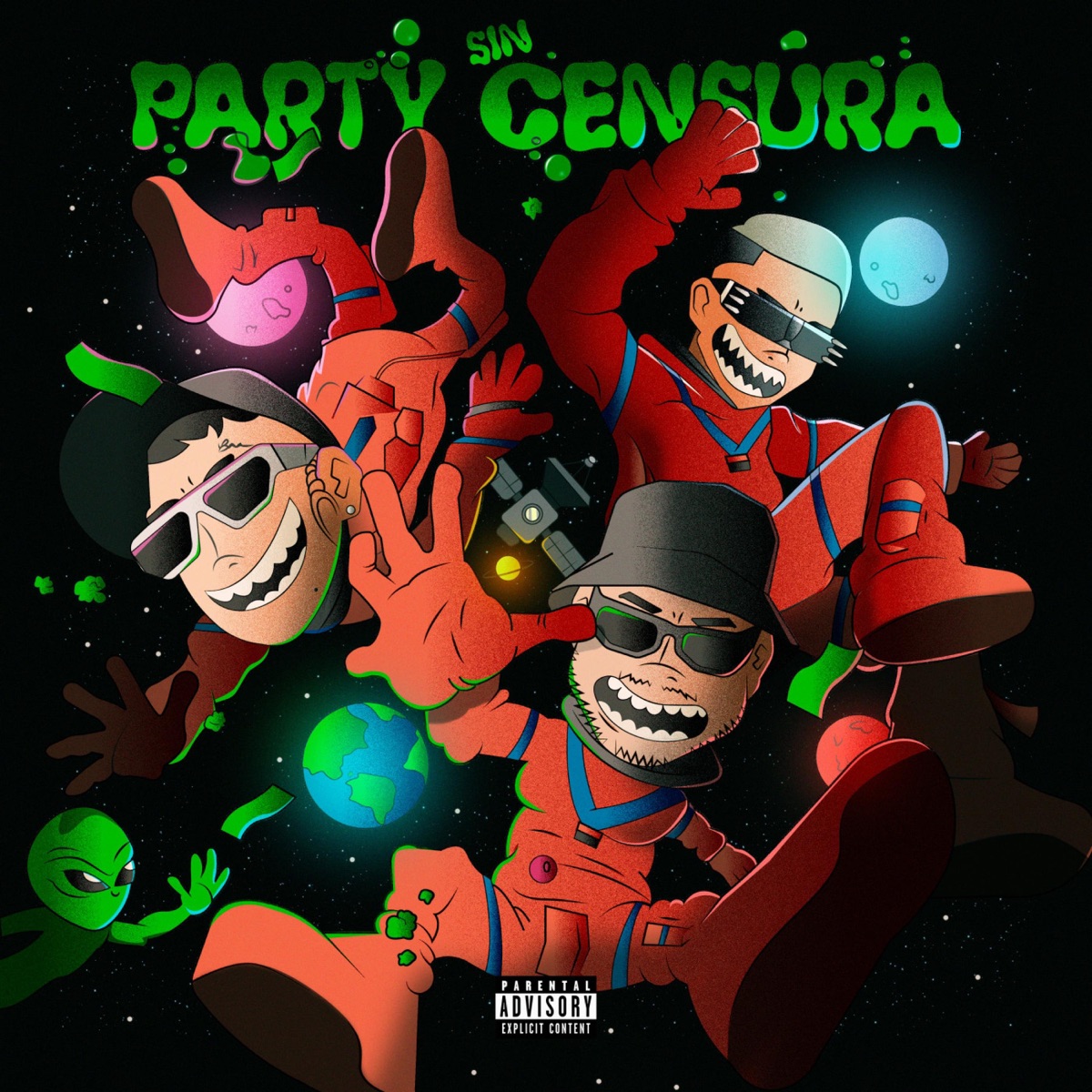 Party Sin Censura - Single by JC Arcila, Santiago Cardona & Sergio Angel album cover
