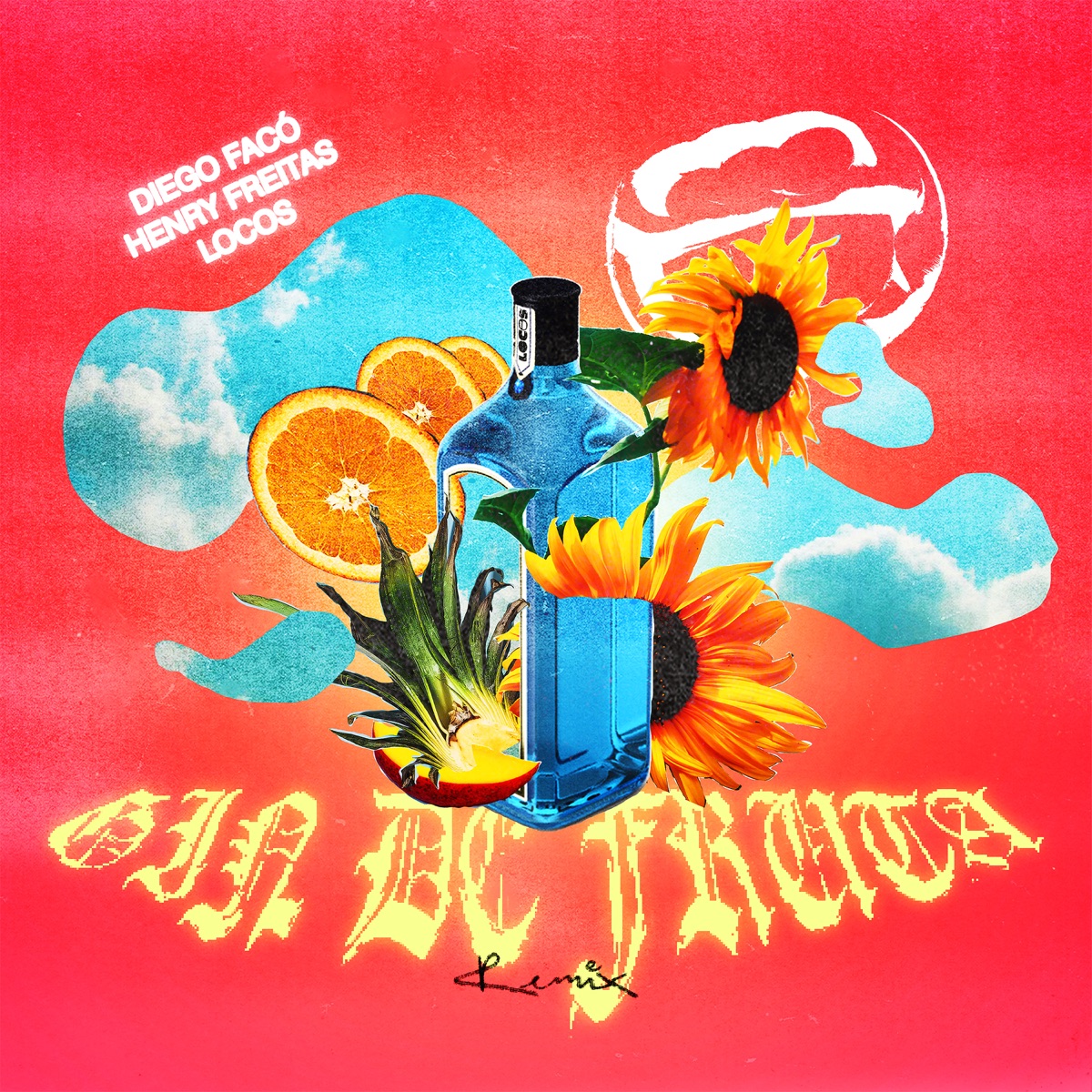 Gin De Fruta (Remix Locos) - Single by Diego Faco, Henry Freitas & LOCOS album cover