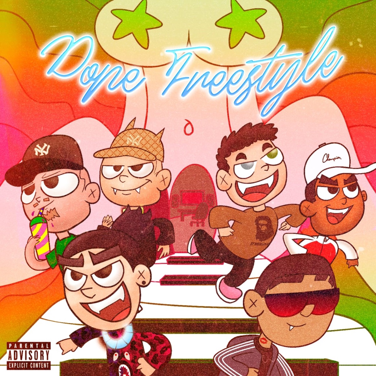 Dope Freestyle (feat. ogtreasure, Aklipe44, L30, 2000cheffin & Montecristo) - Single by Real Gutti album cover