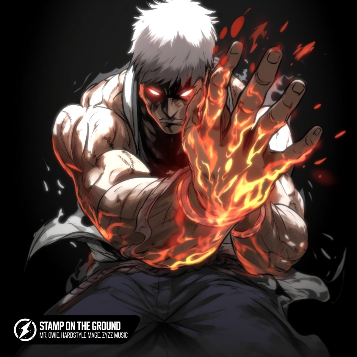 Stamp On the Ground (Hardstyle) - Single by Mr. Owie, HARDSTYLE MAGE & Zyzz Music album cover