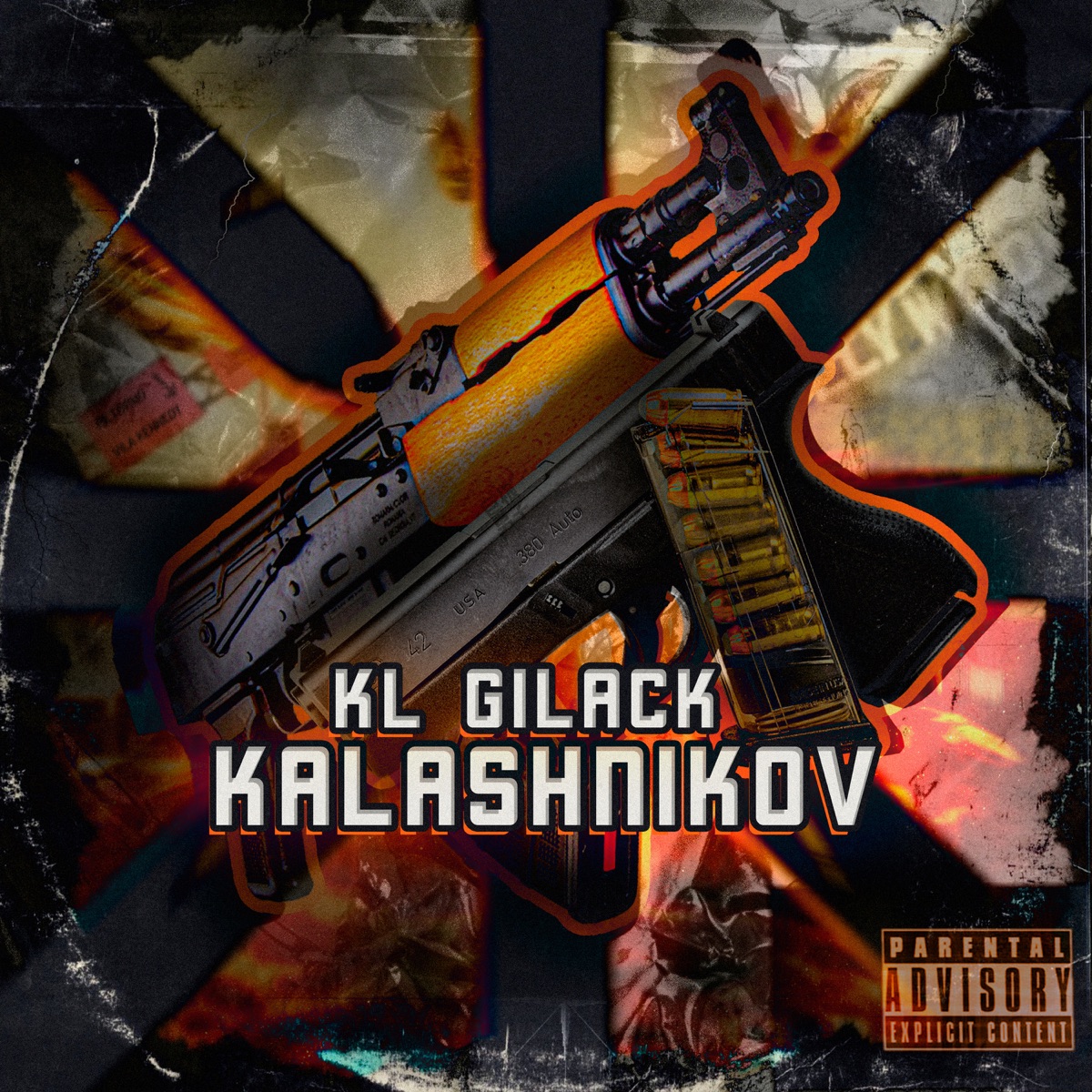 Kalashnikov (feat. Cientista Beats) - Single by KL Gilack album cover