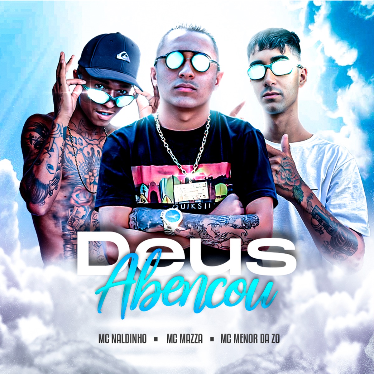 Deus Abençoou - Single by MC Mazza, Mc Naldinho & Mc Menor da ZO album cover