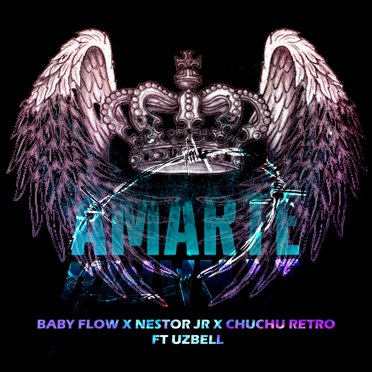 Amarte (feat. Uzbell & Nestor JR) - Single by Baby Flow & Chuchu Retro album cover
