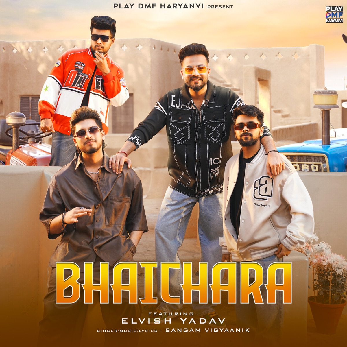 Bhaichara (feat. Elvish Yadav) - Single by Sangam Vigyaanik album cover