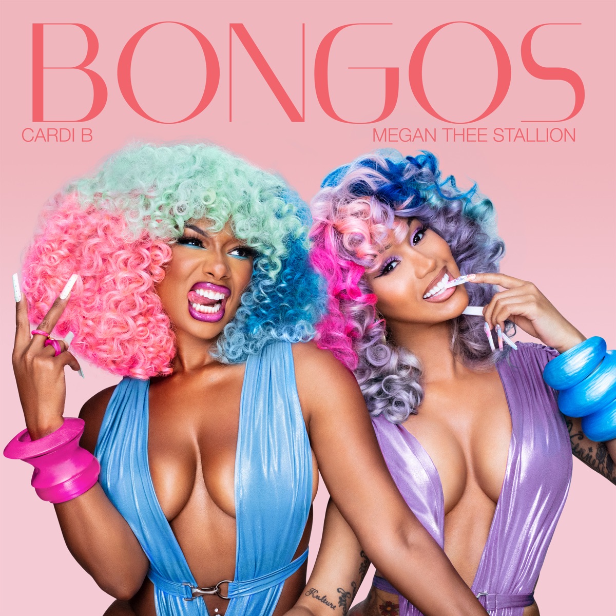 Bongos (Radio Edit) - Single by Cardi B & Megan Thee Stallion album cover artwork