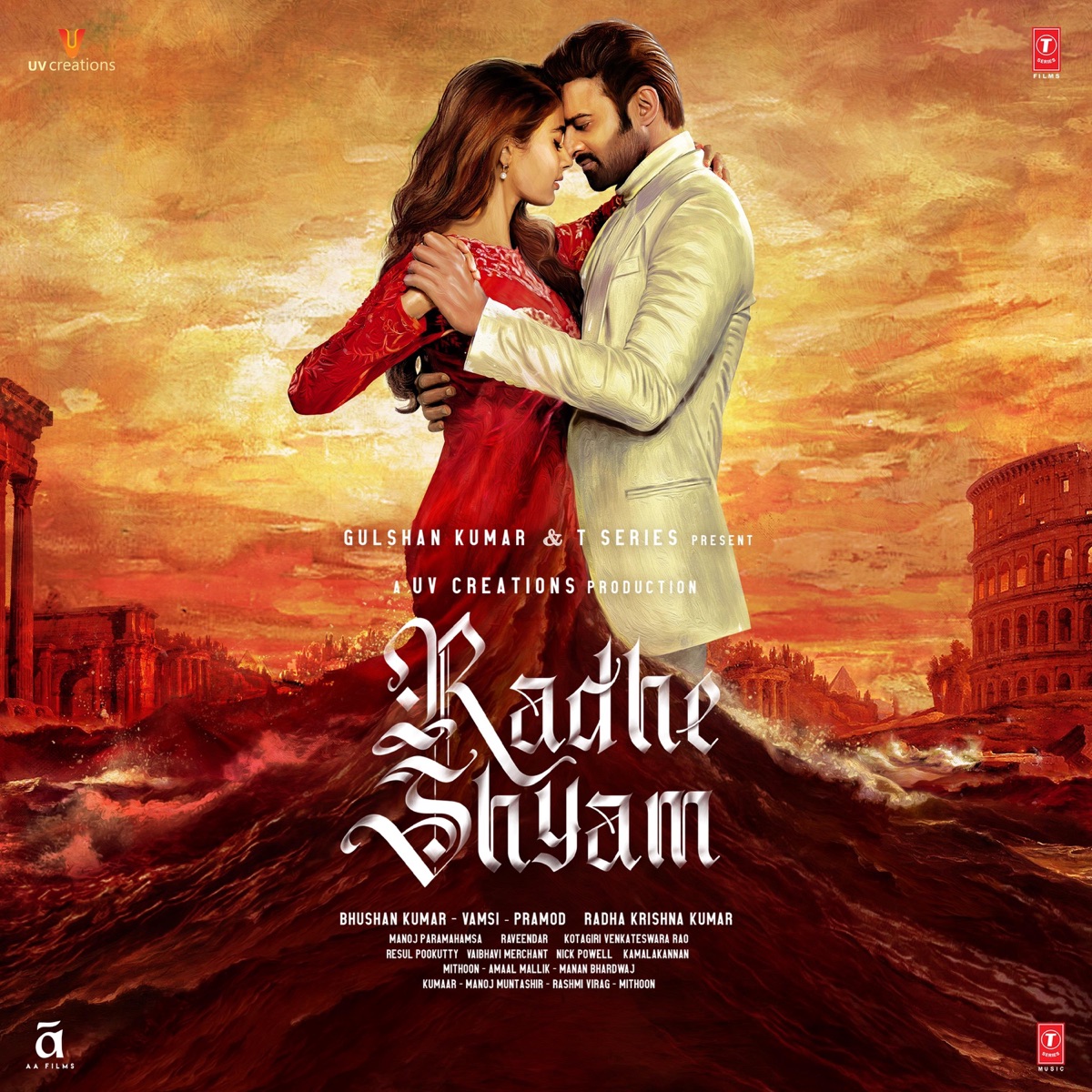 Radhe Shyam (Original Motion Picture Soundtrack) by Mithoon, Amaal Mallik & Manan Bhardwaj album cover