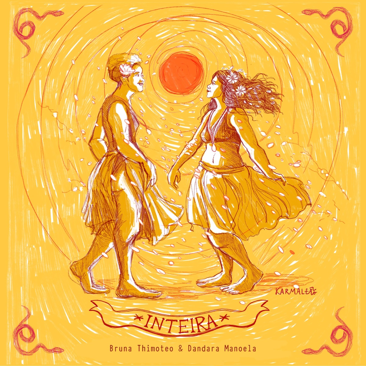 Inteira - Single by Bruna Thimoteo & Dandara Manoela album cover