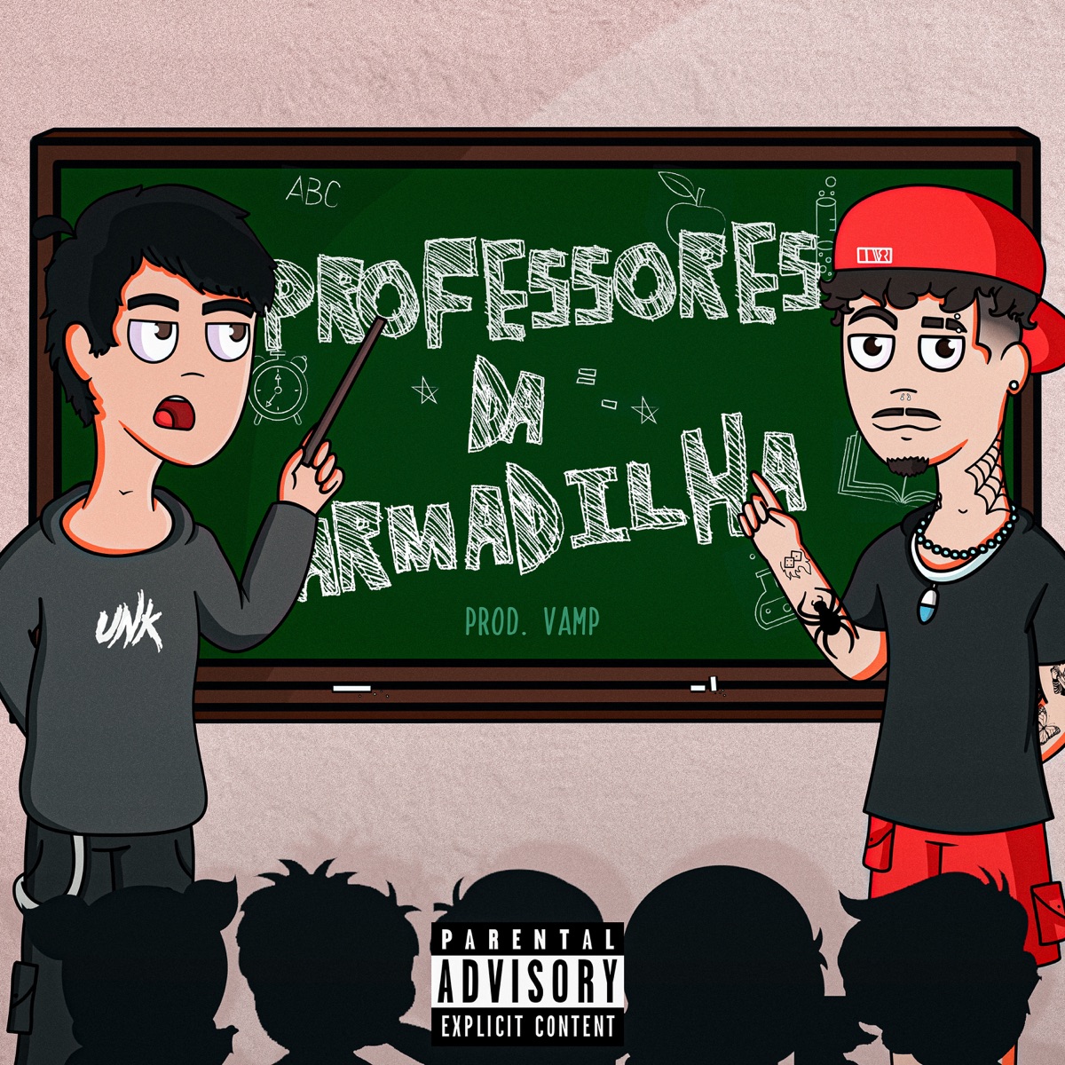 Professores da Armadilha (feat. Vamp & Baby T) - Single by Rafael UnK album cover