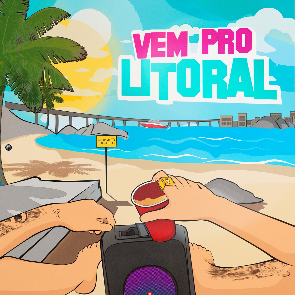 Vem Pro Litoral - EP by DJ PEROTZ album cover