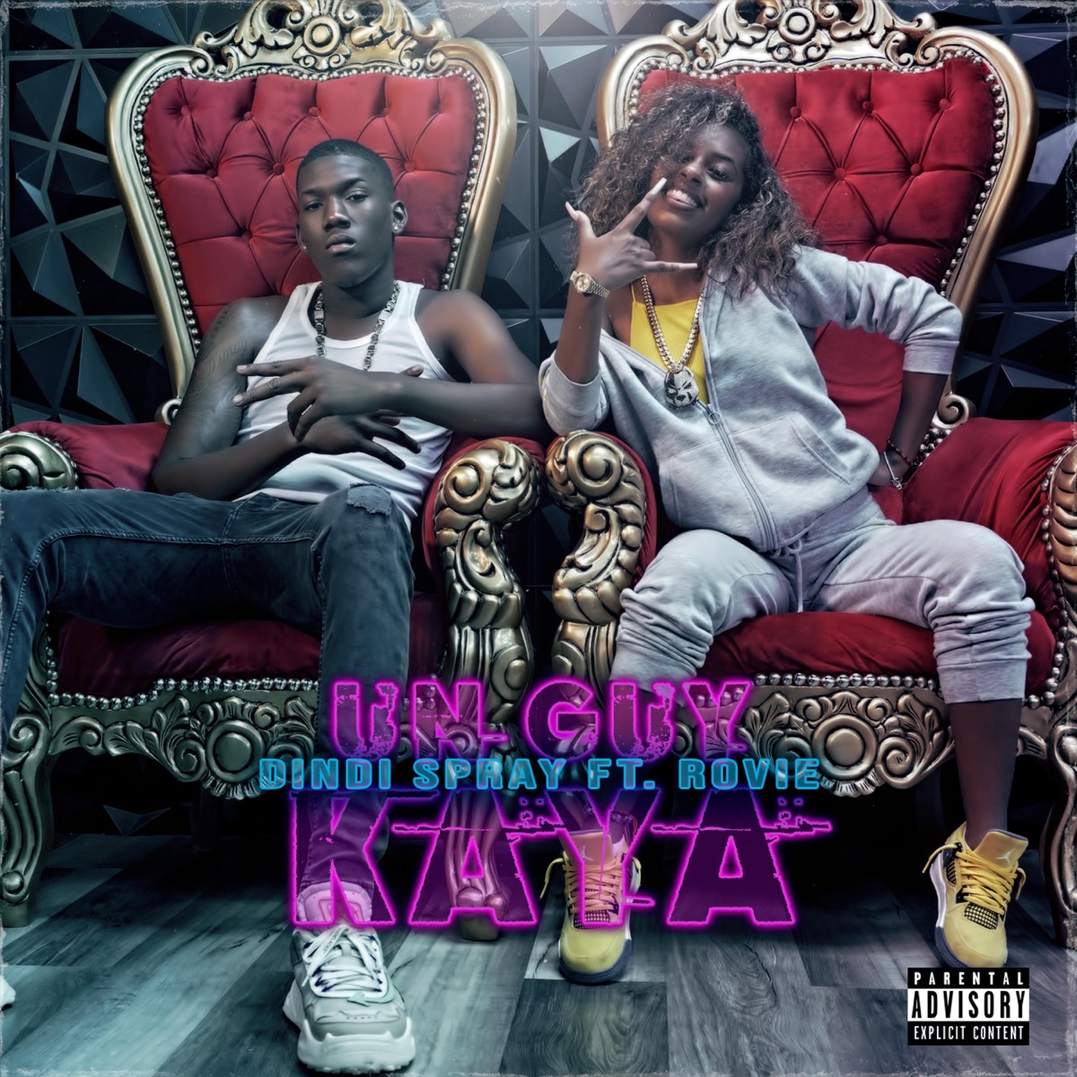 Un guy kaya (feat. Rovie) - Single by Dindi Spray album cover