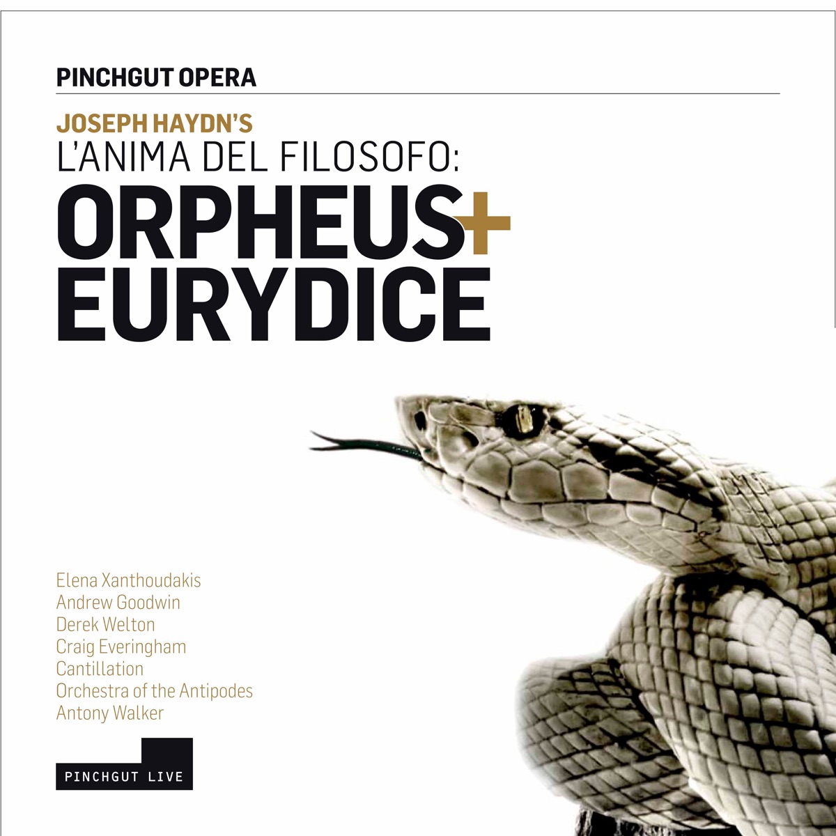 Haydn: L'anima del filosofo, Hob. XXVIII:13 (Live) by Elena Xanthoudakis, Andrew Goodwin, Derek Welton, Craig Everingham, Cantillation, Orchestra of the Antipodes & Antony Walker album cover