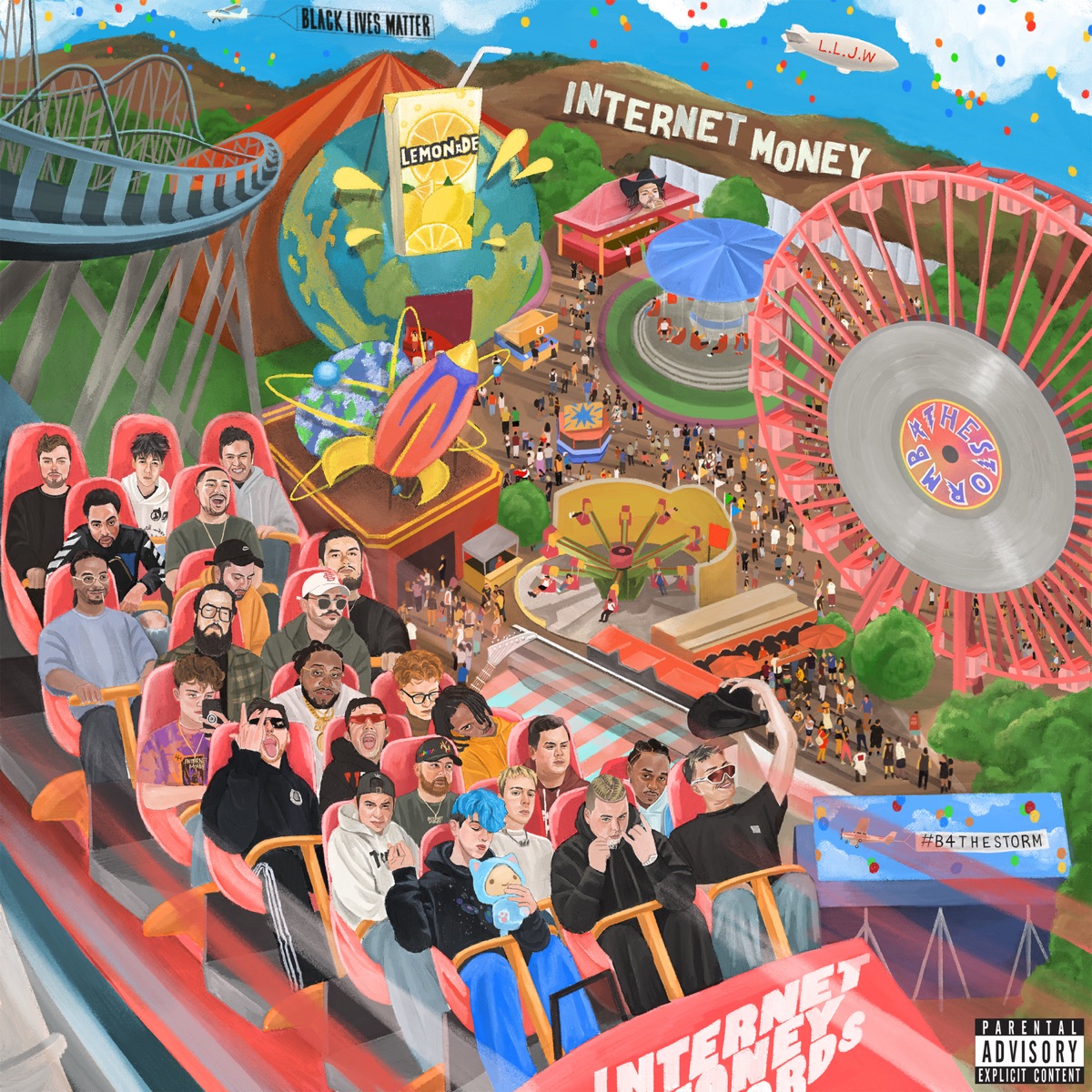 B4 The Storm by Internet Money album cover