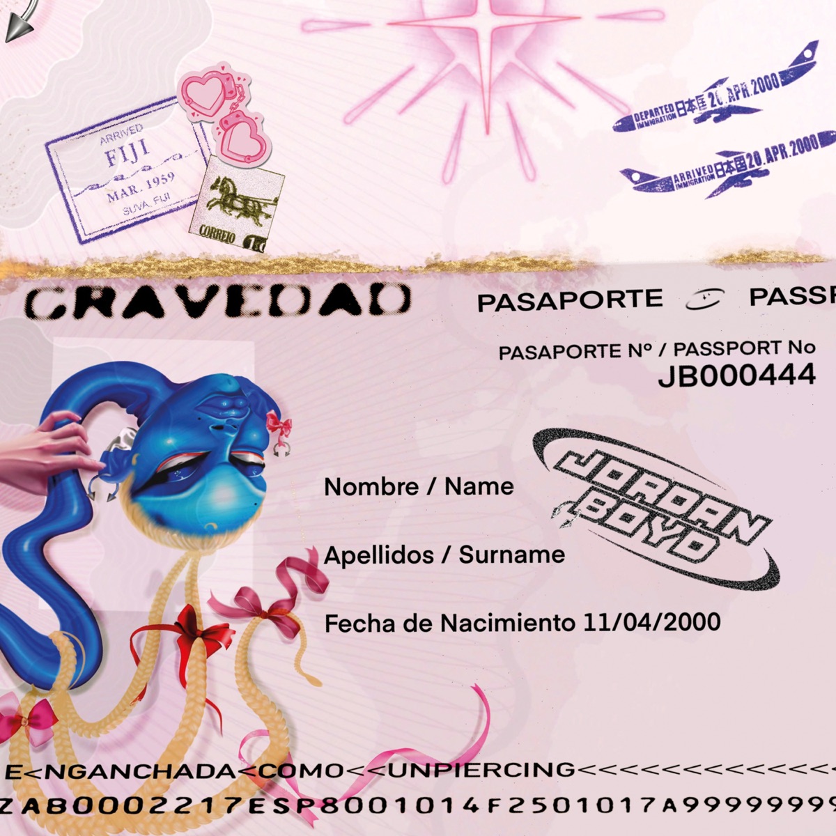 Gravedad (feat. Facundo Majdalani) - Single by Jordan Boyd album cover