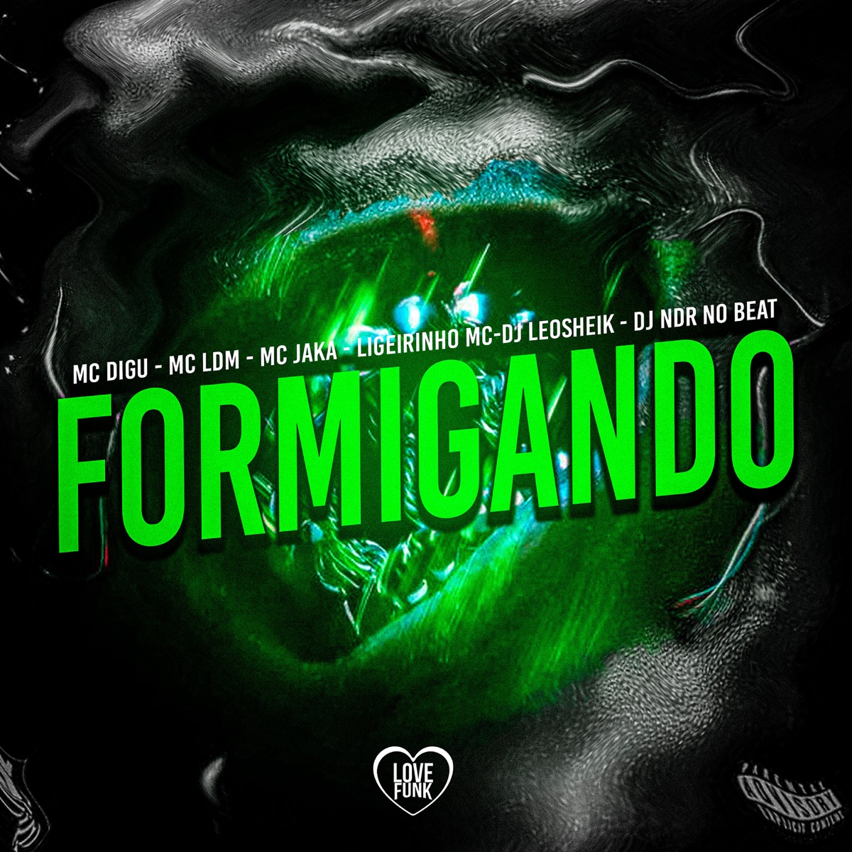 Formigando (feat. DJ LéoSheik, Ligeirinho Mc & DJ NDR NO BEAT) - Single by MC Digu, Mc Jaka & Mc LDM album cover