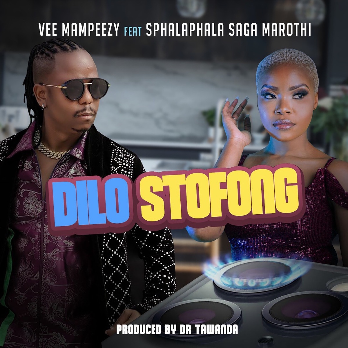 Dilo Stofong - Single (feat. Sphalaphala Saga Marothi) - Single by Vee Mampeezy album cover