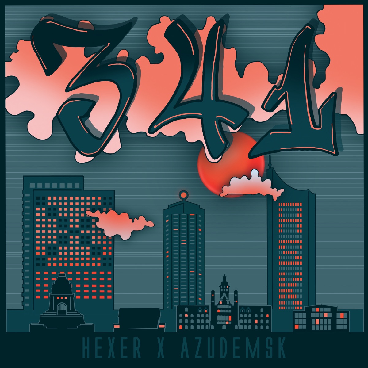 341 - Single by AzudemSK & HeXer album cover