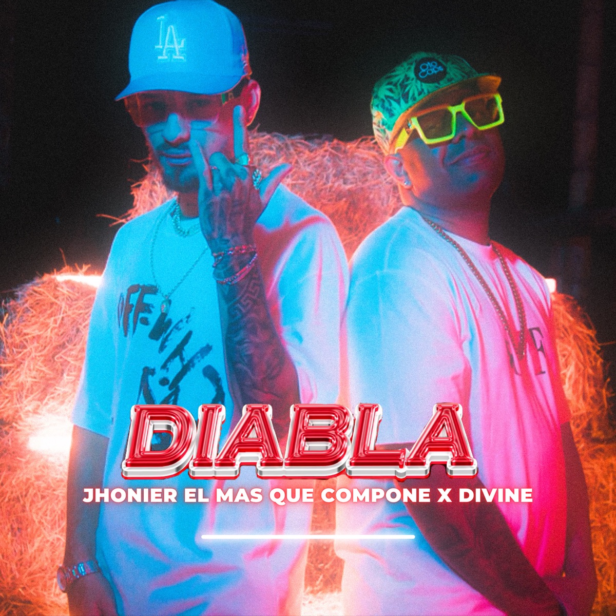Diabla - Single by Jhonier El Mas Que Compone & Divine album cover